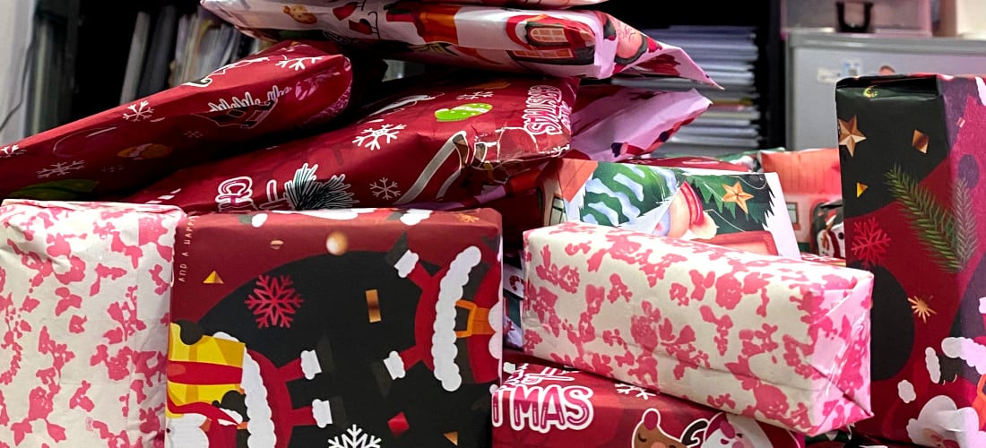 Yearly christmas present for the maids